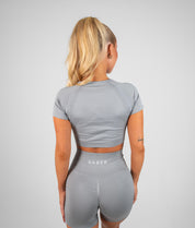 Reflex Crop - Light Grey - Saber Apparel