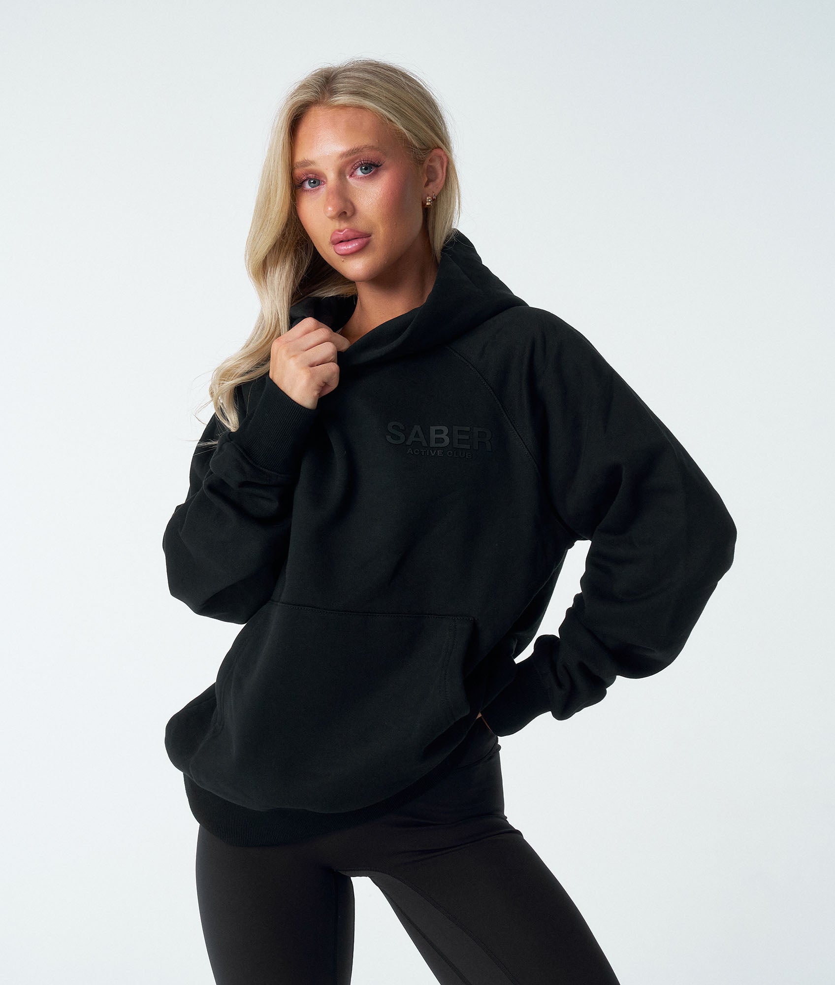 Saber Active Club Hoodie - Black